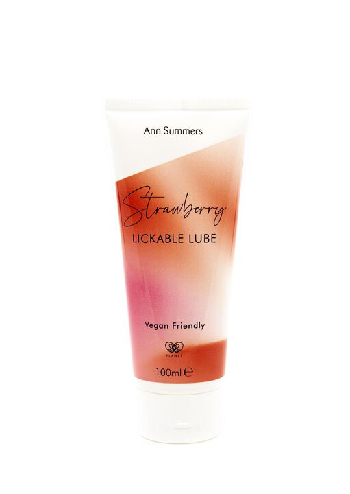Ann Summers Red Strawberry Flavou Lickable Lubricant 100Ml,